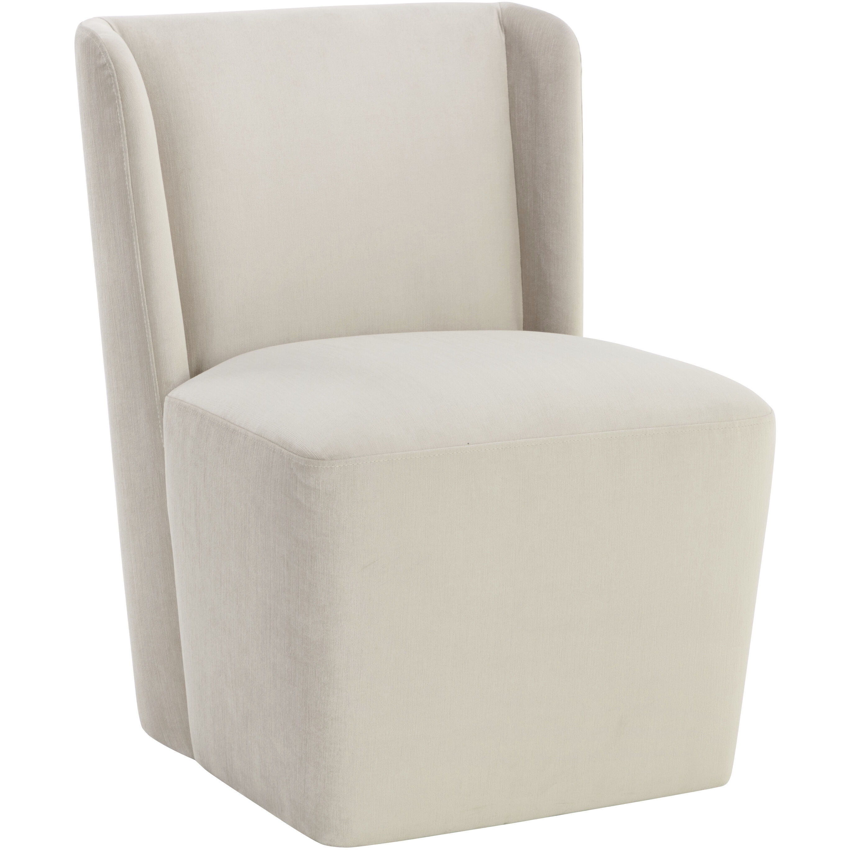 Amita Piccolo Prosecco Wheeled Dining Chair, Wheeled